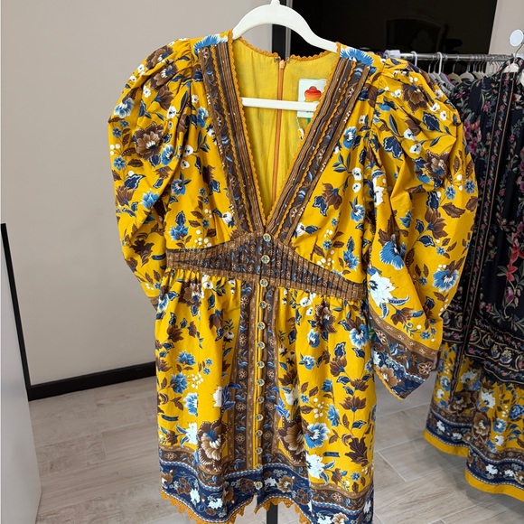 Farm Rio: Yellow Flowering Garden Tree Mini
Dress - Picture 4 of 13